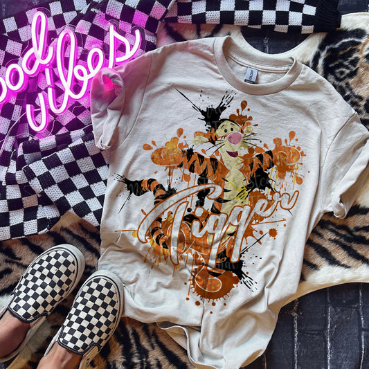 TIGER SPLATTER TEE