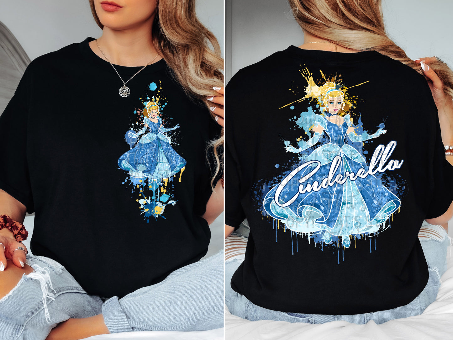 SPLAT SLIPPER DOUBLE SIDED TEE