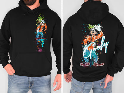 SILLY DOG DOUBLE SIDED HOODIE