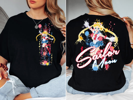 MOON SPLATTER DOUBLE SIDED TEE