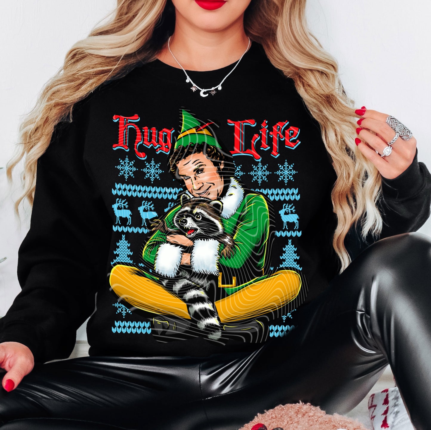 THUG LIFE SWEATSHIRT W/ SLEEVE PRINT