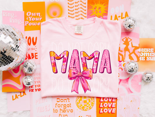 MAMA FLORAL TEE