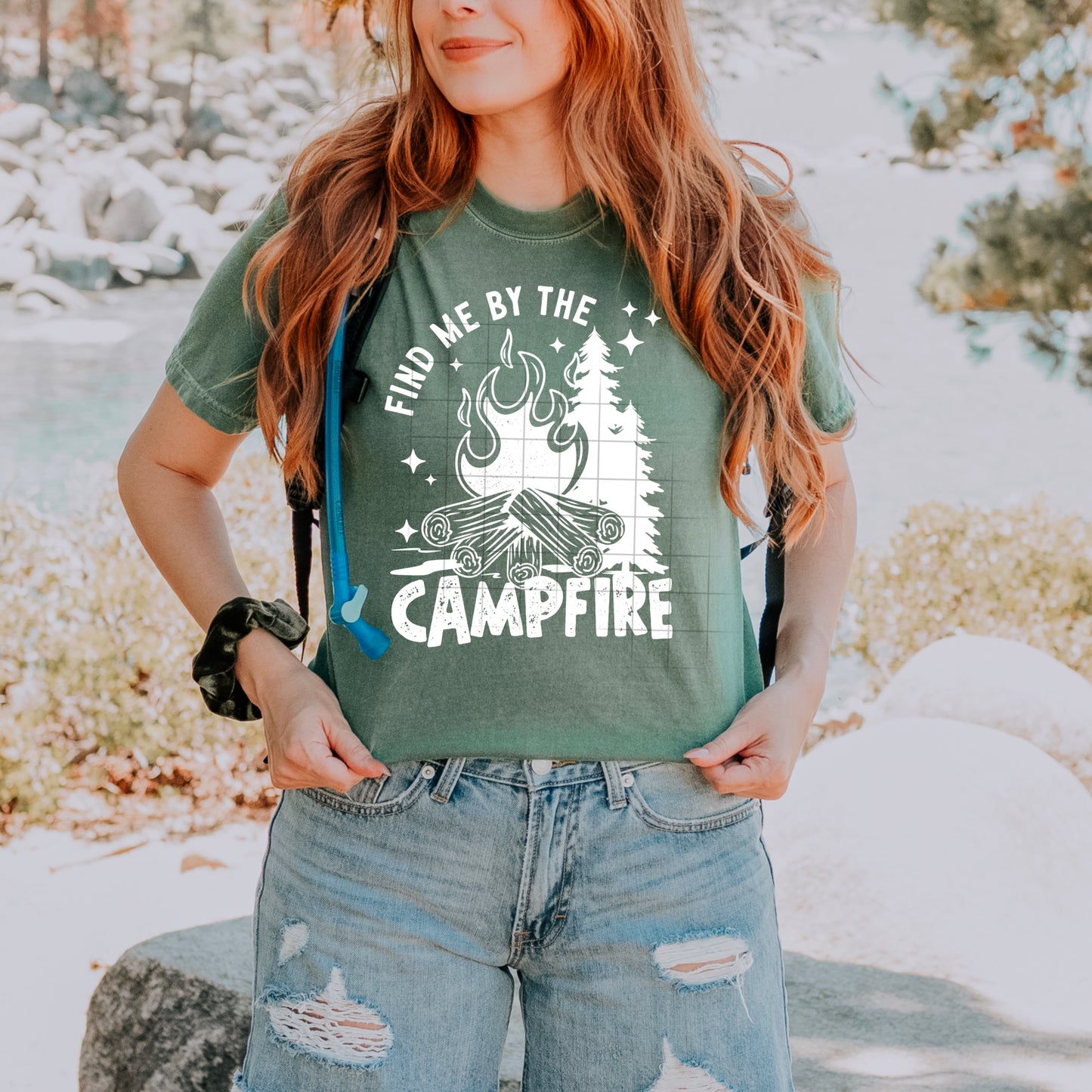 FIND ME BY THE CAMPFIRE TEE