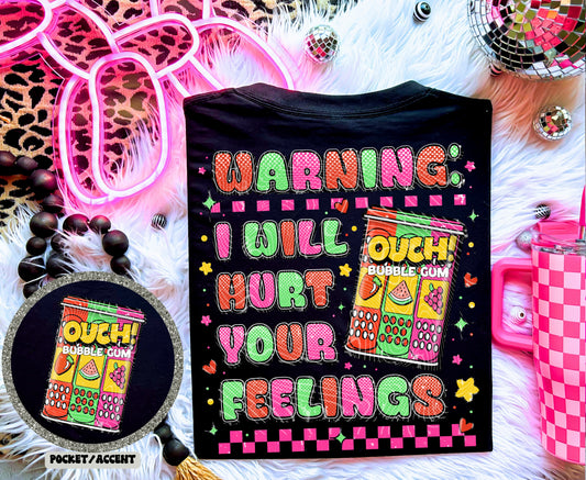 WARNING TEE