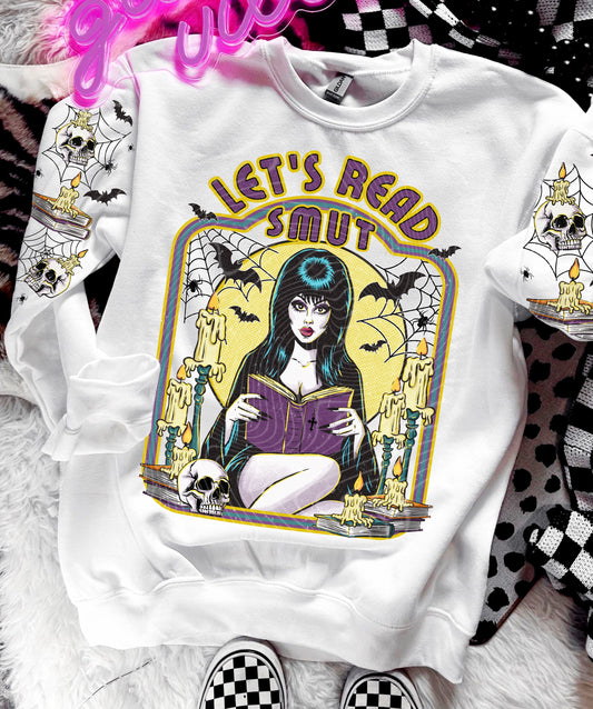 READ SMUT- FRONT & SLEEVE DESIGN CREWNECK SWEATSHIRT