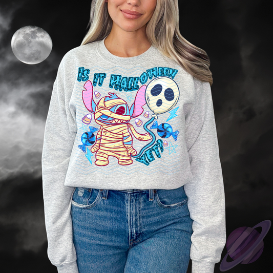 IS IT HALLOWEEN CREWNECK SWEATSHIRT