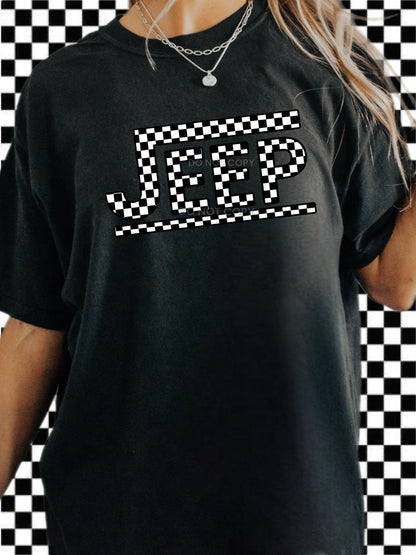 JP CHECKERED TEE