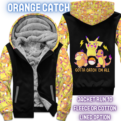 ORANGE CATCH - FLEECE/COTTON LINED JACKETS RUN 10 PREORDER CLOSING 10/26