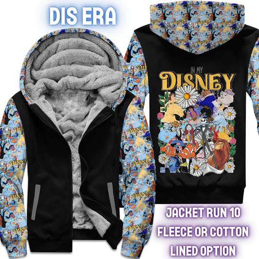 DIS ERA - FLEECE/COTTON LINED JACKETS RUN 10 PREORDER CLOSING 10/26