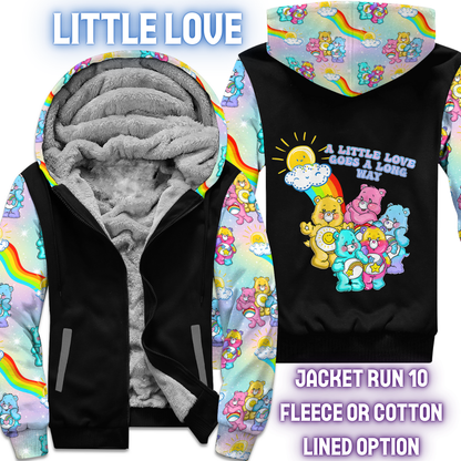 LITTLE LOVE - FLEECE/COTTON LINED JACKETS RUN 10 PREORDER CLOSING 10/26