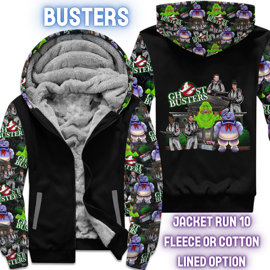 BUSTERS - FLEECE/COTTON LINED JACKETS RUN 10 PREORDER CLOSING 10/26