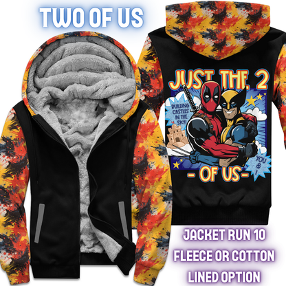 TWO OF US - FLEECE/COTTON LINED JACKETS RUN 10 PREORDER CLOSING 10/26