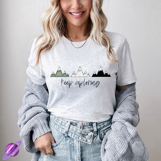 KEEP EXPLORING TEE