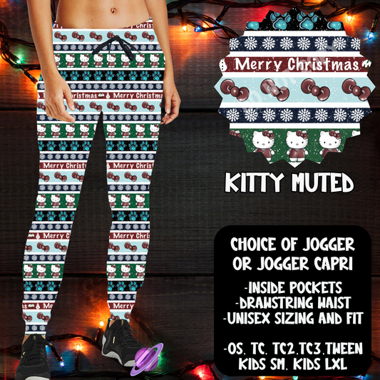 KITTY MUTED  - JOGGER/CAPRI XMAS SWEATER RUN CLOSING 10/30