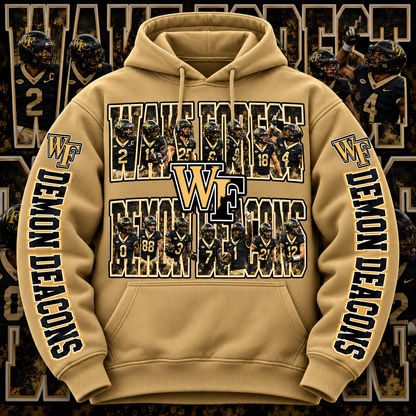 COLLEGE FB HOODIE W/ SLEEVE PRINT COLLECTION