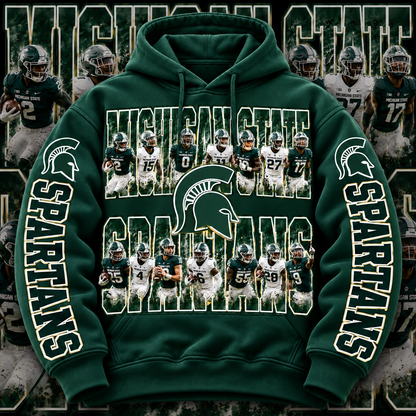 COLLEGE FB HOODIE W/ SLEEVE PRINT COLLECTION