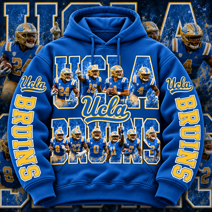 COLLEGE FB HOODIE W/ SLEEVE PRINT COLLECTION