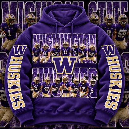 COLLEGE FB HOODIE W/ SLEEVE PRINT COLLECTION