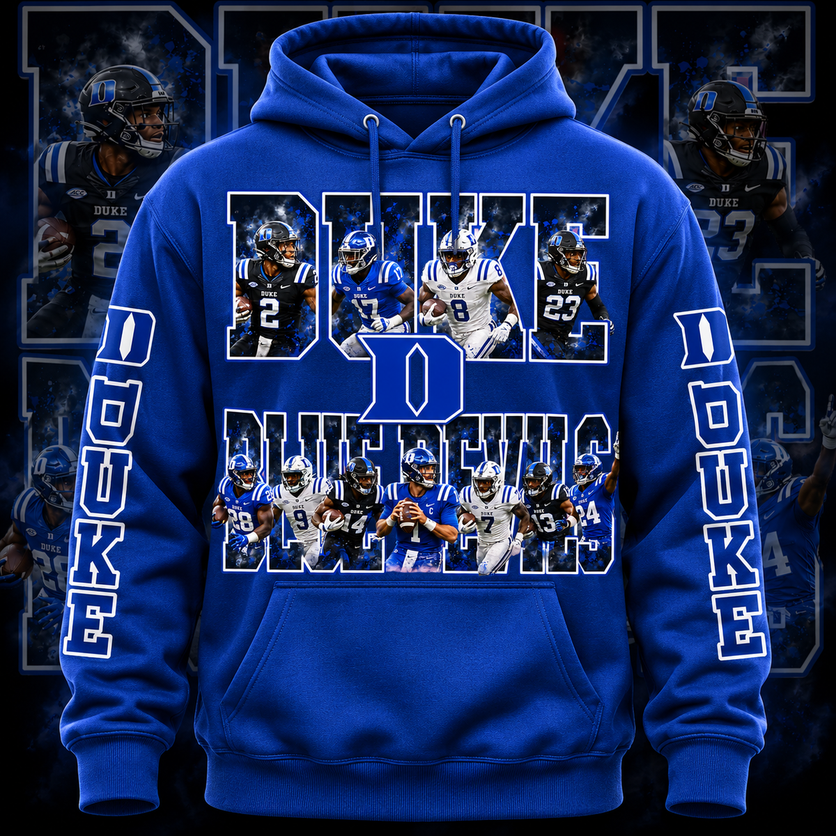 COLLEGE FB HOODIE W/ SLEEVE PRINT COLLECTION
