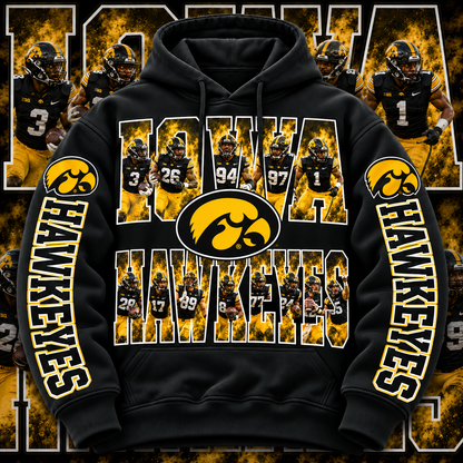 COLLEGE FB HOODIE W/ SLEEVE PRINT COLLECTION