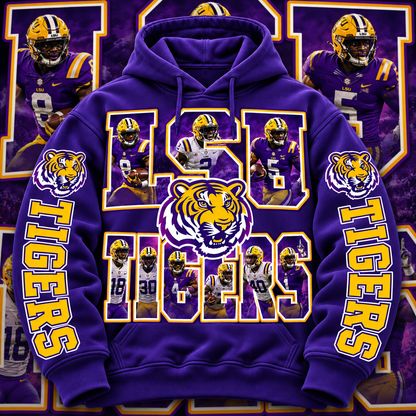 COLLEGE FB HOODIE W/ SLEEVE PRINT COLLECTION