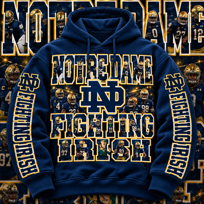COLLEGE FB HOODIE W/ SLEEVE PRINT COLLECTION
