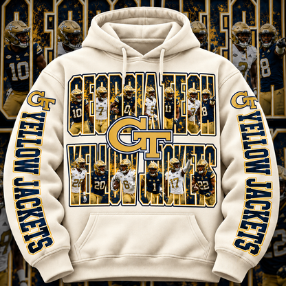 COLLEGE FB HOODIE W/ SLEEVE PRINT COLLECTION