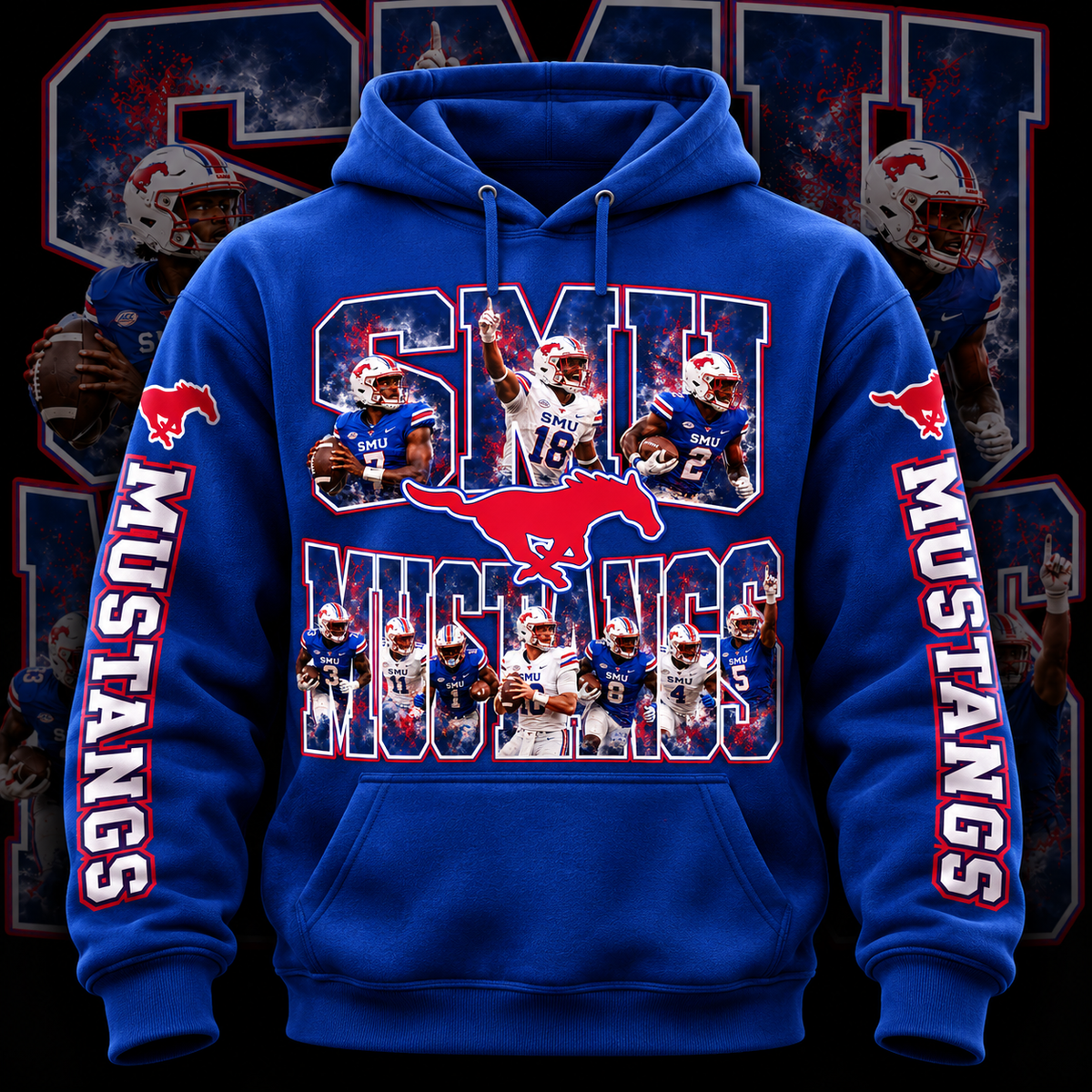 COLLEGE FB HOODIE W/ SLEEVE PRINT COLLECTION