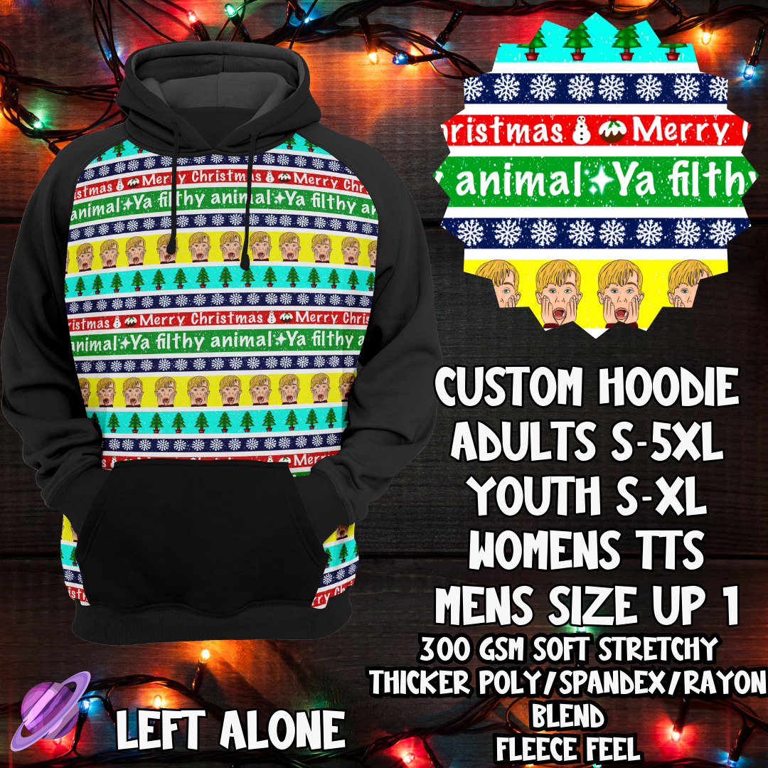 LEFT ALONE-HOODIE-XMAS SWEATER PREORDER-9/27