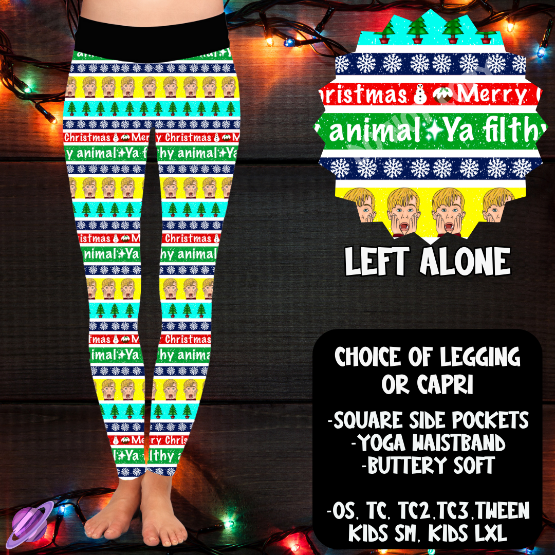 LEFT ALONE - LEGGING/CAPRI XMAS SWEATER RUN CLOSING 10/30