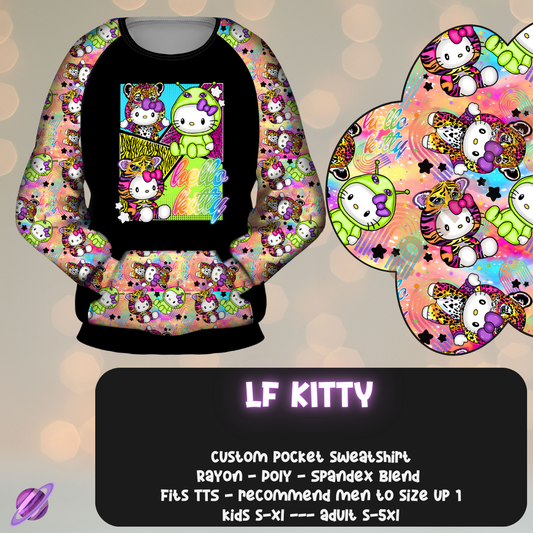 LF KITTY - POCKET SWEATSHIRT - KITTY COSPLAY RUN CLOSING 11/15