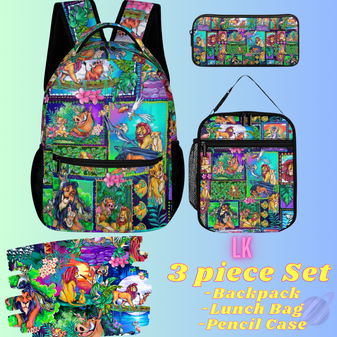 LK-3 PIECE BACKPACK SET-PREORDER CLOSING 7/3