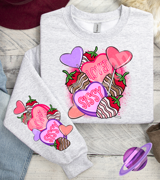 LOVED SISSY CREWNECK SWEATSHIRT W/ SLEEVE