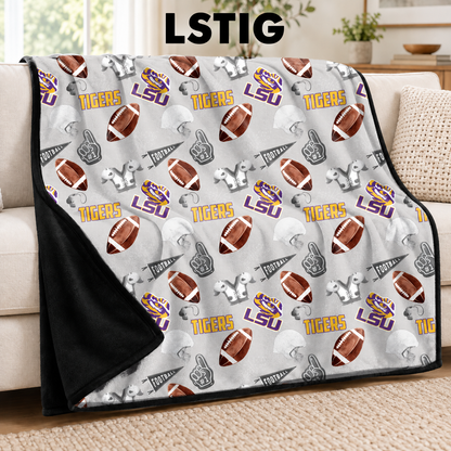 LSTG-FOOTBALL SOFT BLACK THROW-PREORDER CLOSING 9/30