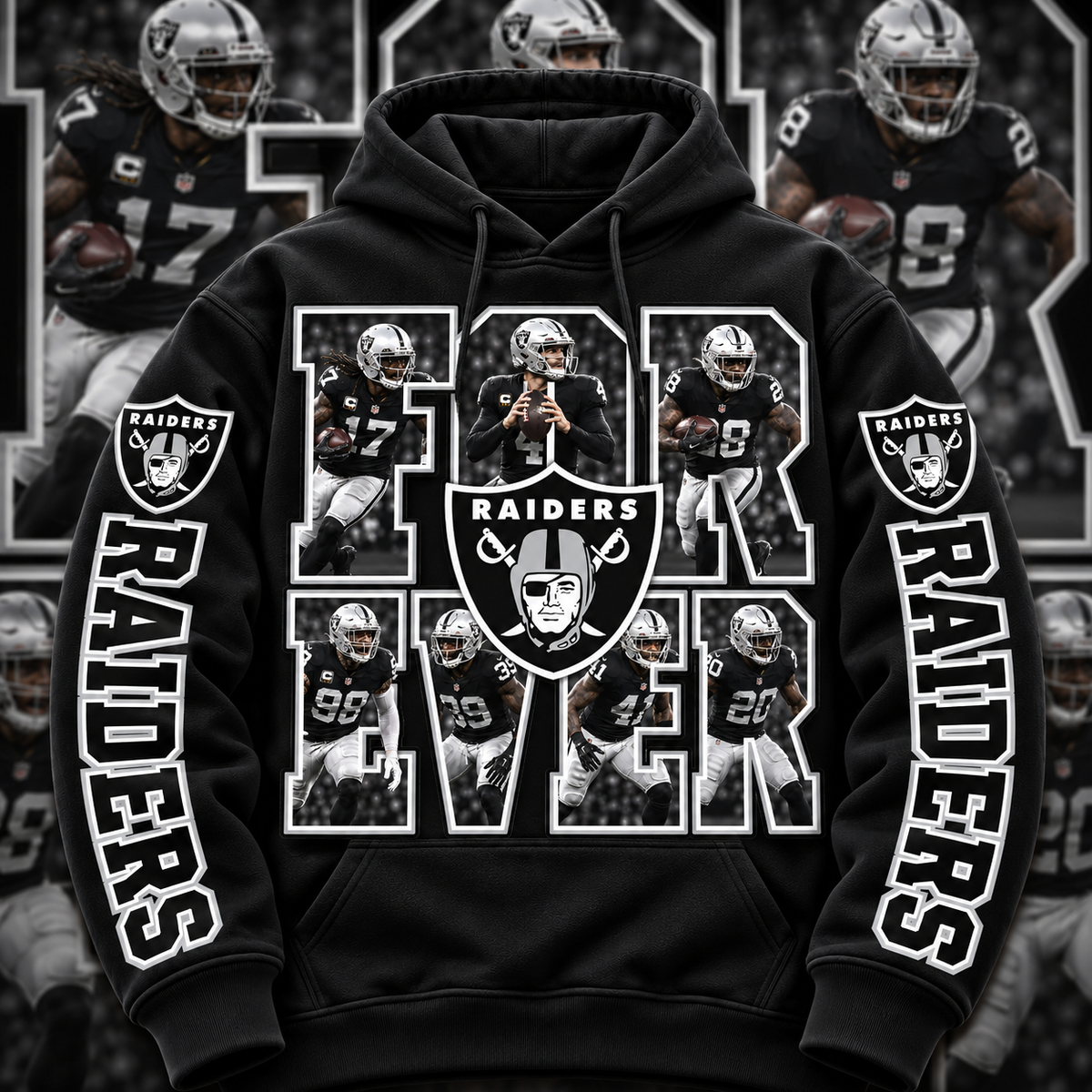 FOREVER PRO FB HOODIE W/ SLEEVE PRINT GROUP 3