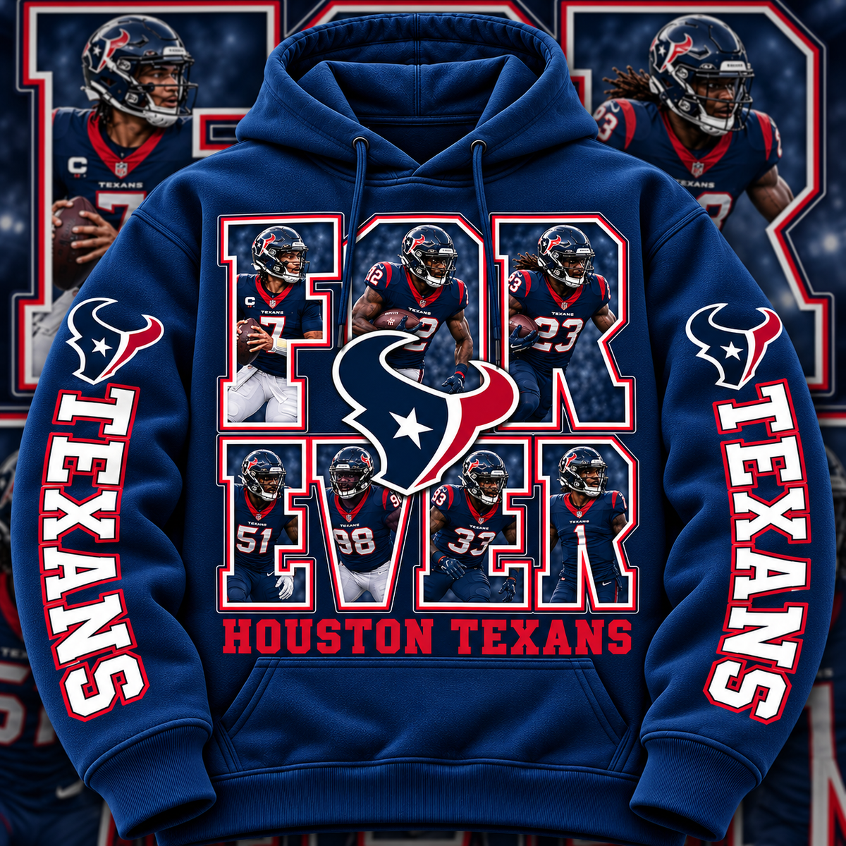 FOREVER PRO FB HOODIE W/ SLEEVE PRINT GROUP 4