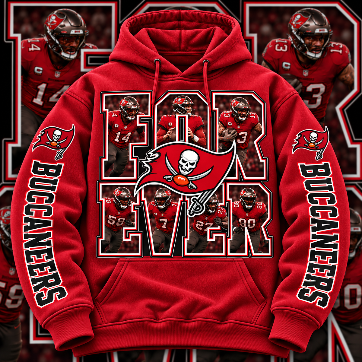 FOREVER PRO FB HOODIE W/ SLEEVE PRINT GROUP 4