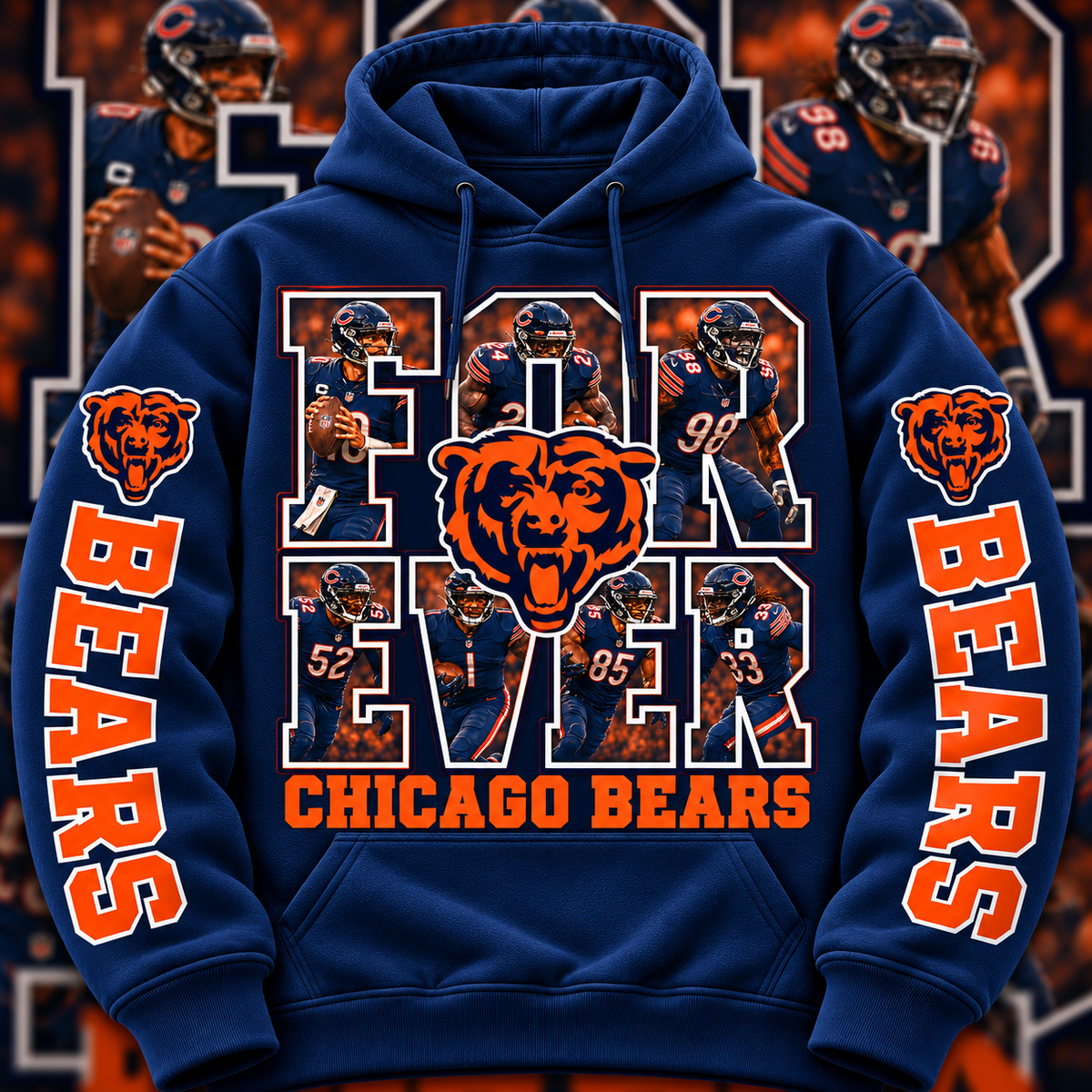 FOREVER PRO FB HOODIE W/ SLEEVE PRINT GROUP 4