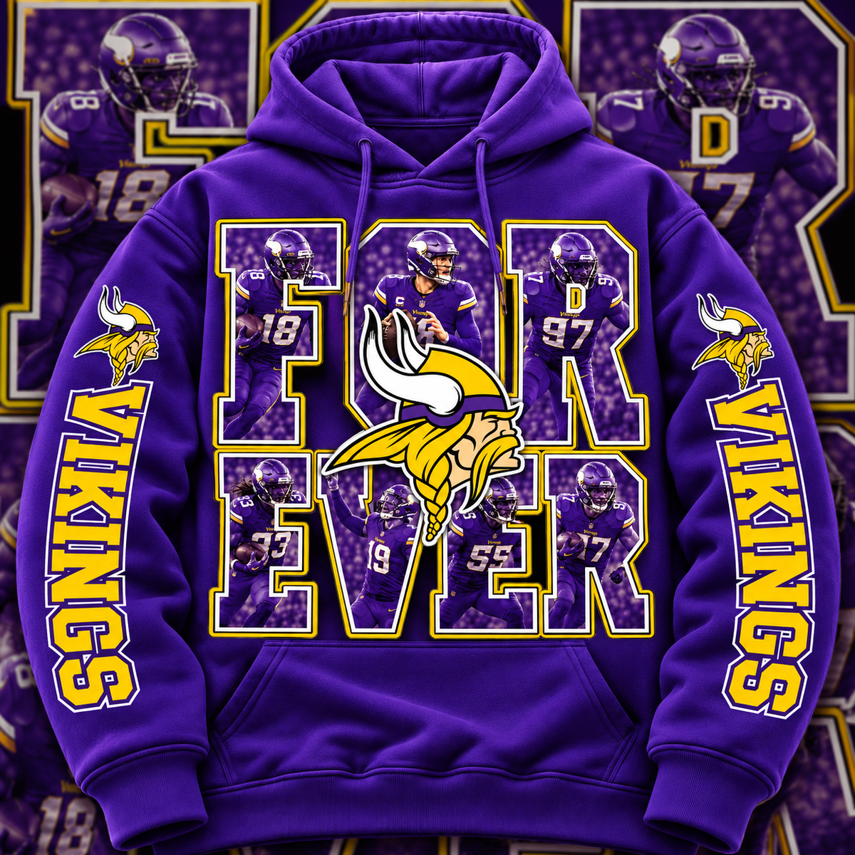 FOREVER PRO FB HOODIE W/ SLEEVE PRINT GROUP 2
