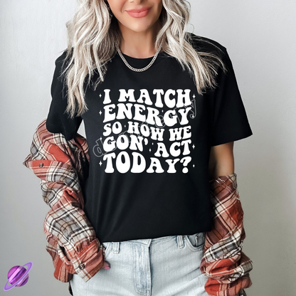 MATCH ENERGY - SNARKY RUN -UNISEX TEE ADULTS