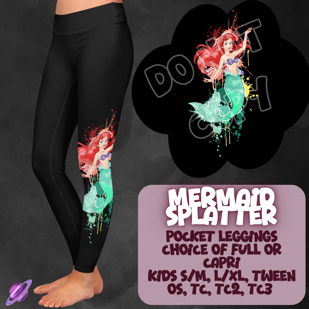 MERMAID SPLATTER- 4 STYLES OF BOTTOMS-PREORDER CLOSING 1/21