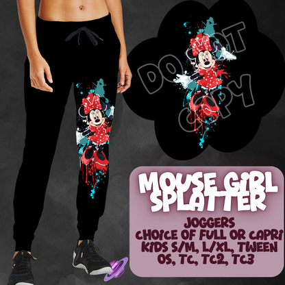 MOUSE GIRL SPLATTER- 4 STYLES OF BOTTOMS-PREORDER CLOSING 1/21