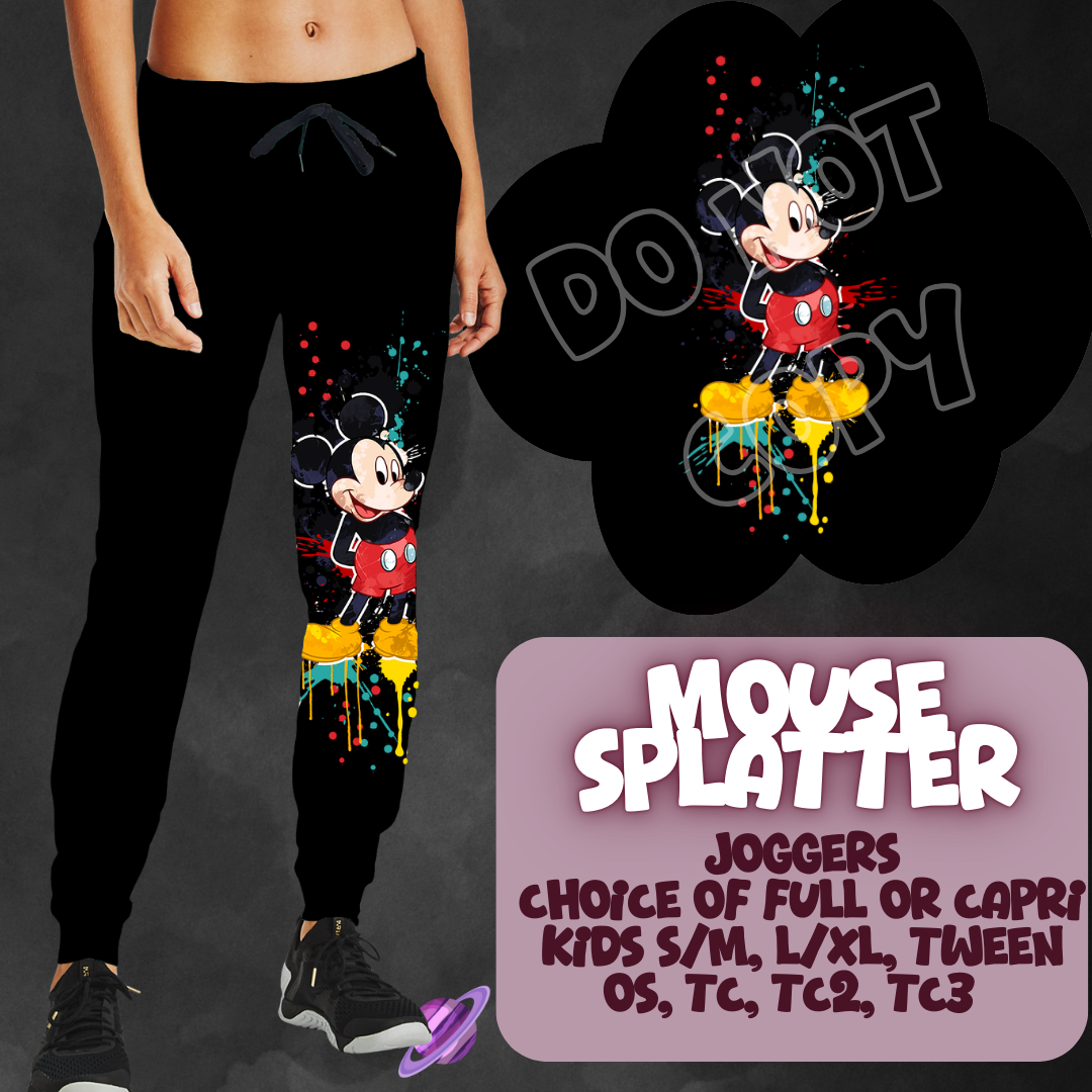 MOUSE SPLATTER- 4 STYLES OF BOTTOMS-PREORDER CLOSING 1/21