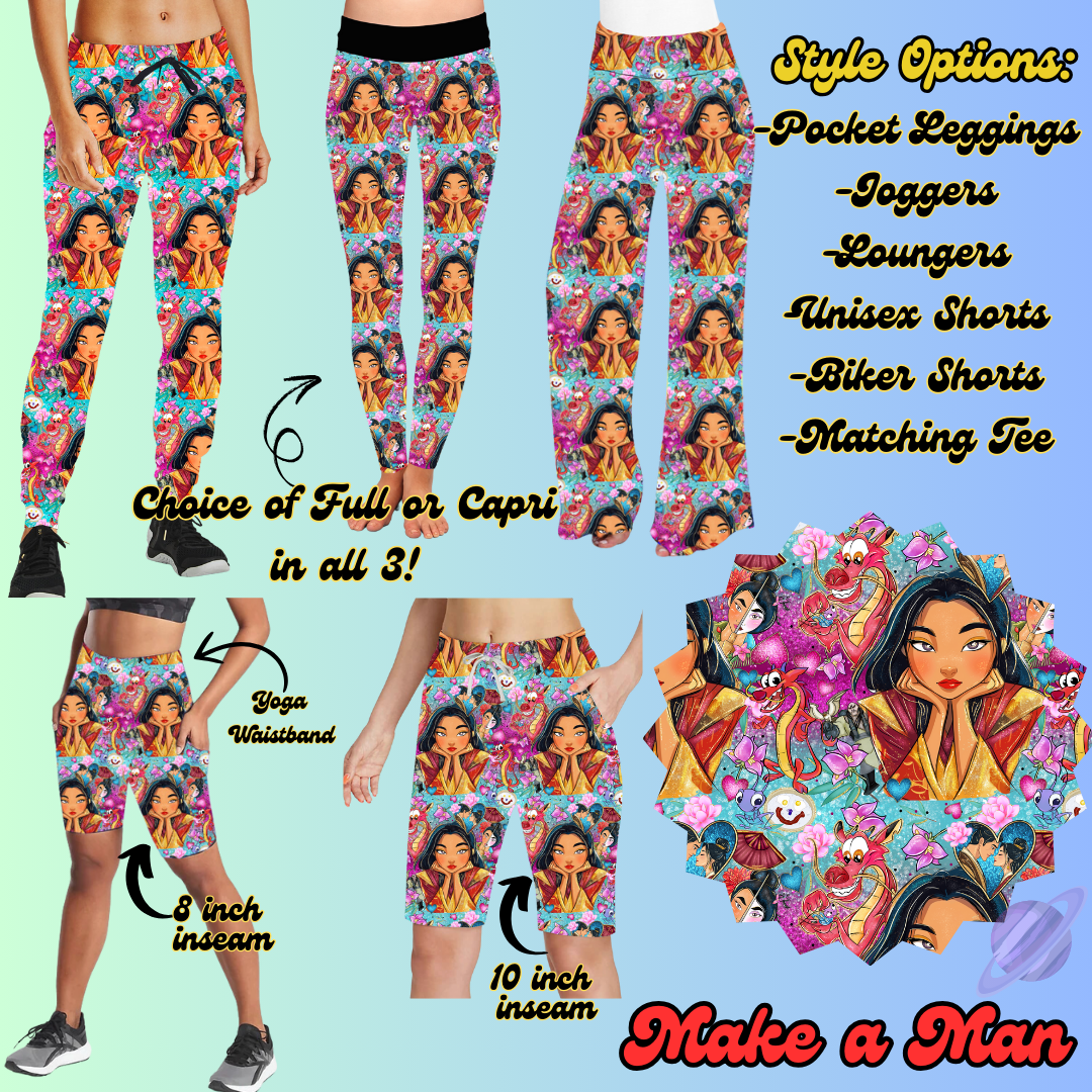 MAKE A MAN- LEGGING/JOGGER/LOUNGER/SHORTS - ALL THINGS MAGICAL PREORDER CLOSING 2/4