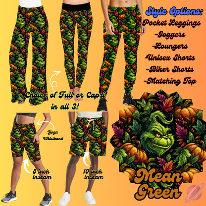MEAN GREEN-BOTTOMS PREORDER-SOFT CLOSE 8/7-HARD CLOSE 8/9