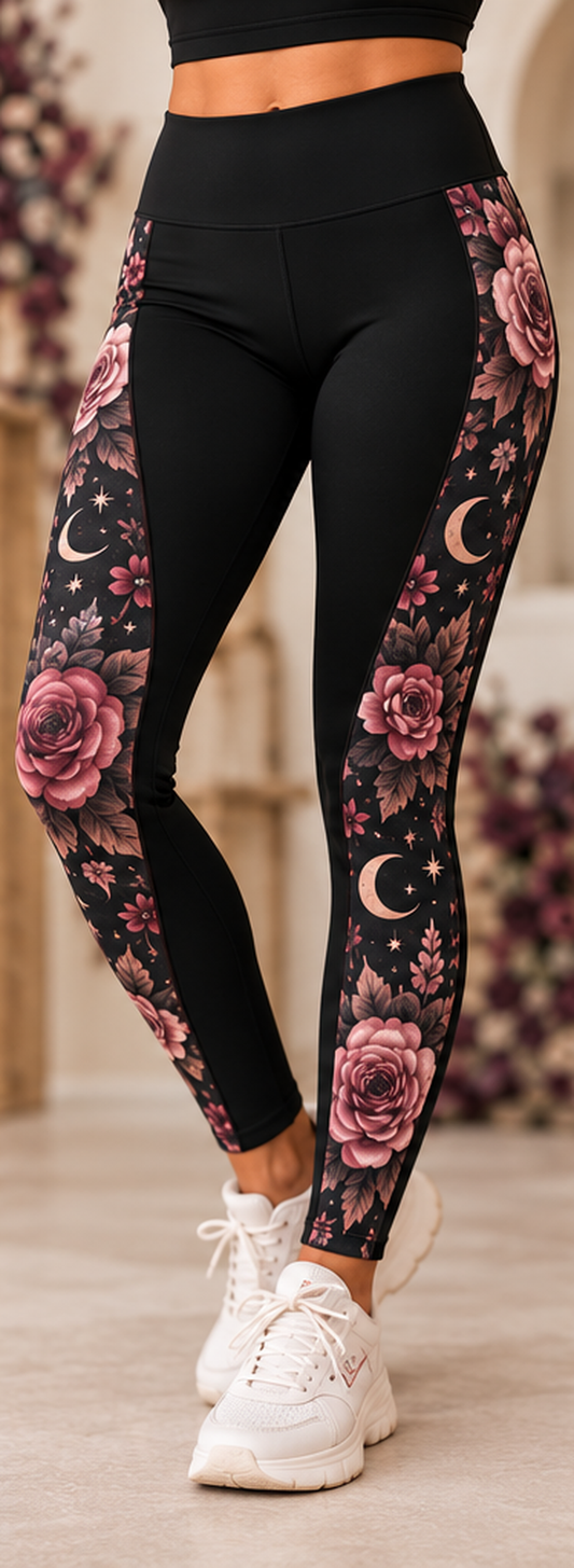 MIDNIGHT BLOOM-LEGGINGS-MIX EDIT PREORDER CLOSING 10/30