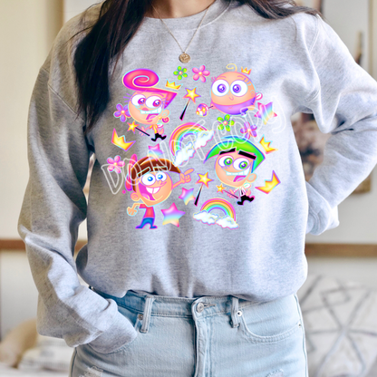 NEON GODPARENTS - BATCH 80 - UNISEX HOODIE/SWEATER ADULTS/KIDS PREORDER CLOSING 10/27 ETA MID DEC