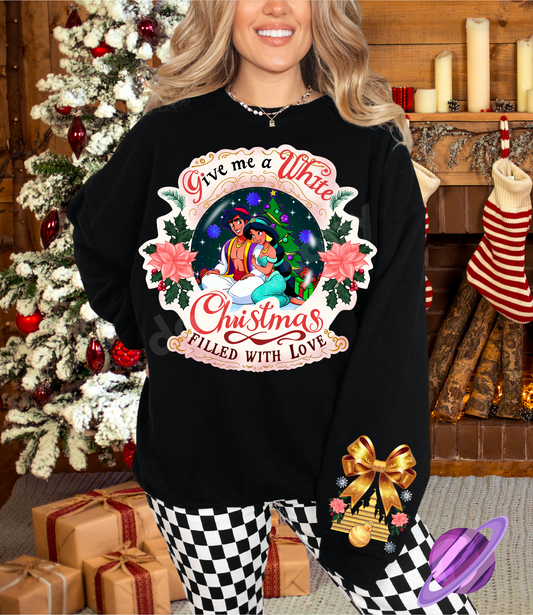 NEW WORLD- CREWNECK SWEATSHIRT  W/ SLEEVE PRINT