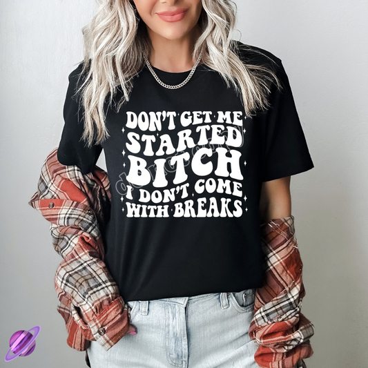 NO BREAKS - SNARKY RUN -UNISEX TEE ADULTS