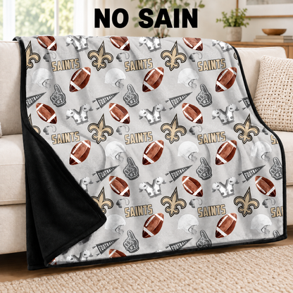 NO SAIN-FOOTBALL SOFT BLACK THROW-PREORDER CLOSING 9/30